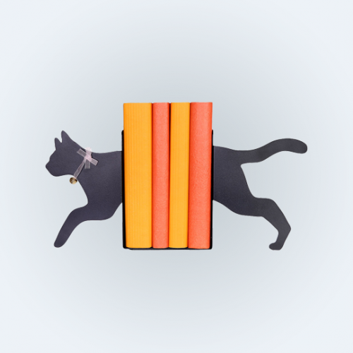 держатель для книг "кошка с бубенчиком"  фото 2